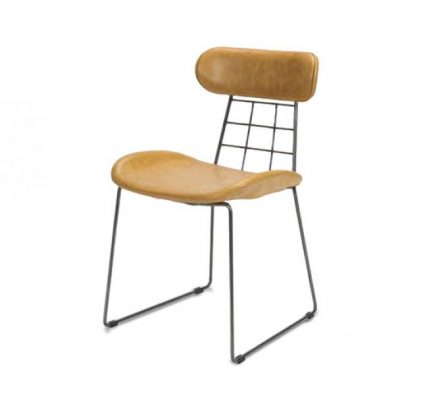 eyecatching wireframe design side chair