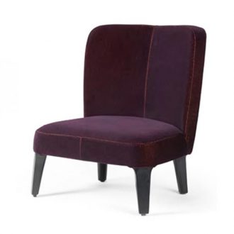 side chair dark upholstery wooden legs