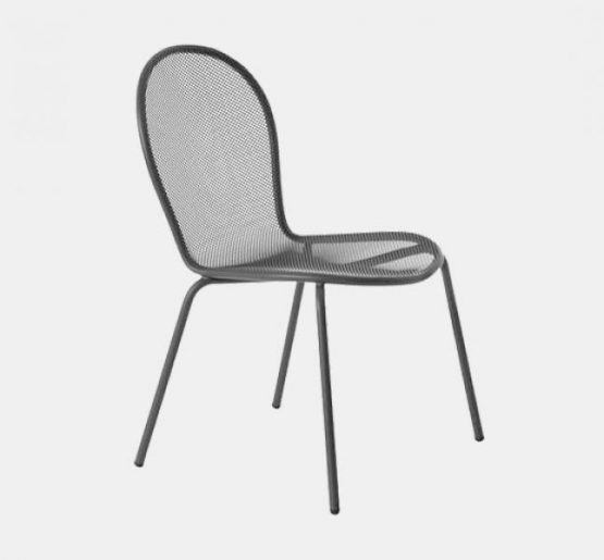 Wilson Side Chair Outdoor Silver