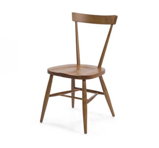 Classic side chair with clean simplistic lines